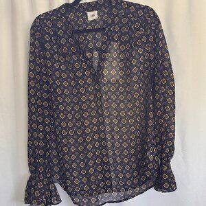 CAbi Mosaic Blouse NWT Size S